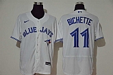 Blue Jays 11 Bo Bichette White 2020 Nike Cool Base Jersey,baseball caps,new era cap wholesale,wholesale hats